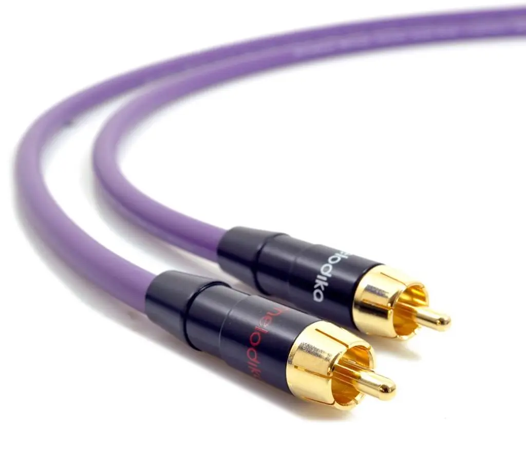 Міжблоковий кабель аналоговий інтерконнетект 2xRCA-2xRCA Melodika MD2R-15 Purple Cable 1.5m - фото 2