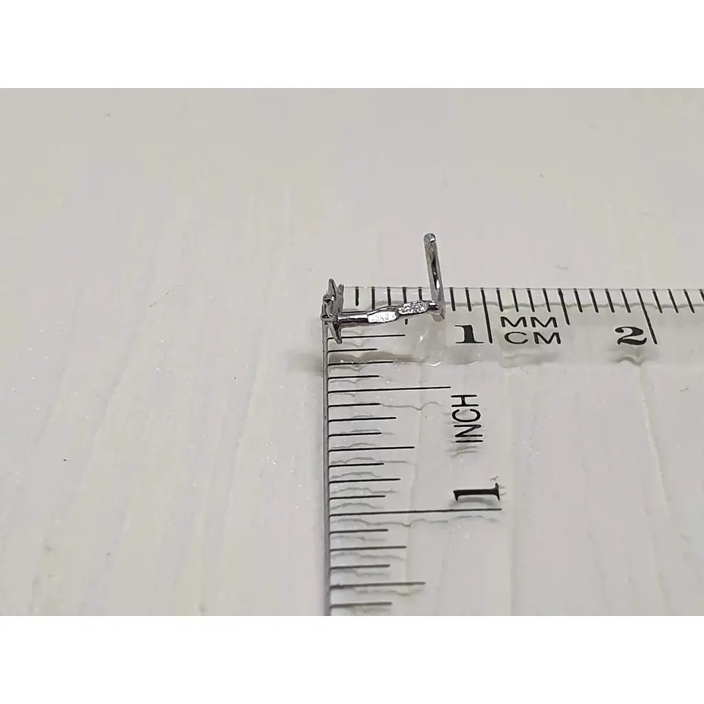 Срібна сережка-пірсинг Астор в ніс. 8182441Р - фото 2