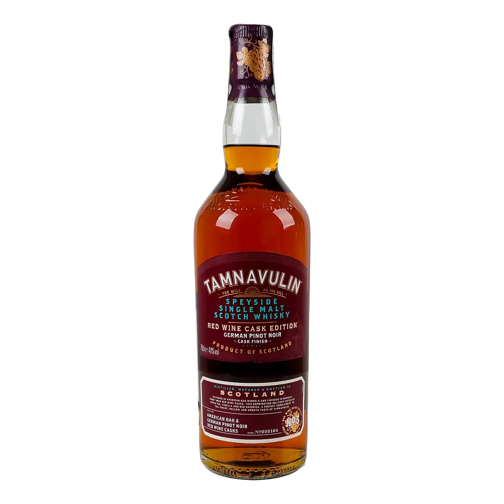 Віскі Tamnavulin German Pinot Noir Cask Finish Speyside Single Malt Scotch Whisky 40% 0.7 л в подарунковій коробці - фото 2