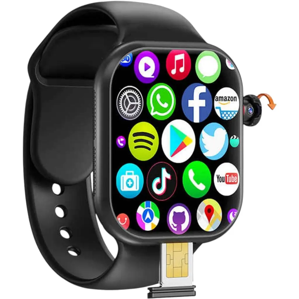 Смарт-годинник Wonlex MT107 4g LTE 32gb Black (AWMT00107B) - фото 2