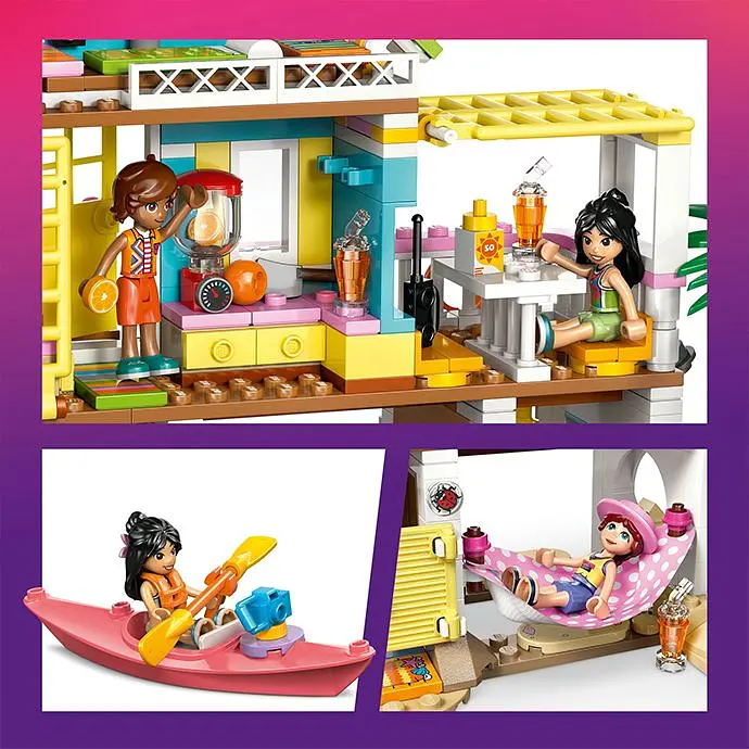 Конструктор LEGO Friends Пляжный домик с морскими котиками 744 детали (42699) - фото 3