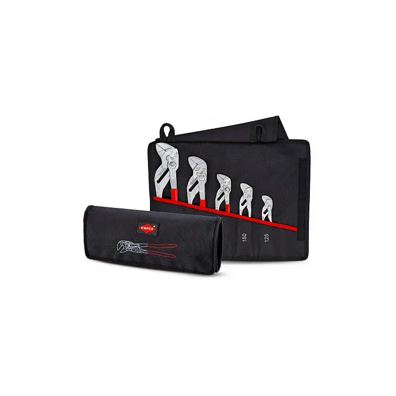 Набір кліщів переставно-гайкових ключів, KNIPEX 00 19 55 S4 (125/150/180/250/300) в сумці (5шт) - фото 2