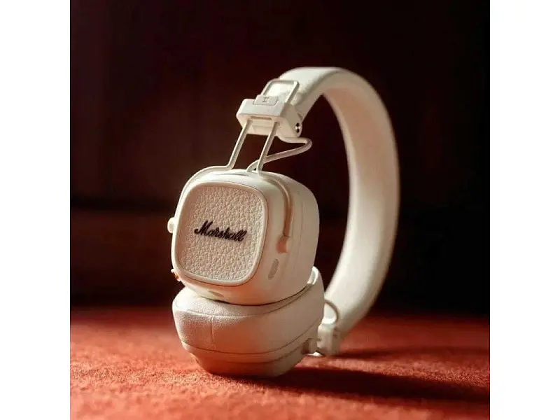 Навушники з мікрофоном Marshall Major V Cream (1006833) - фото 6