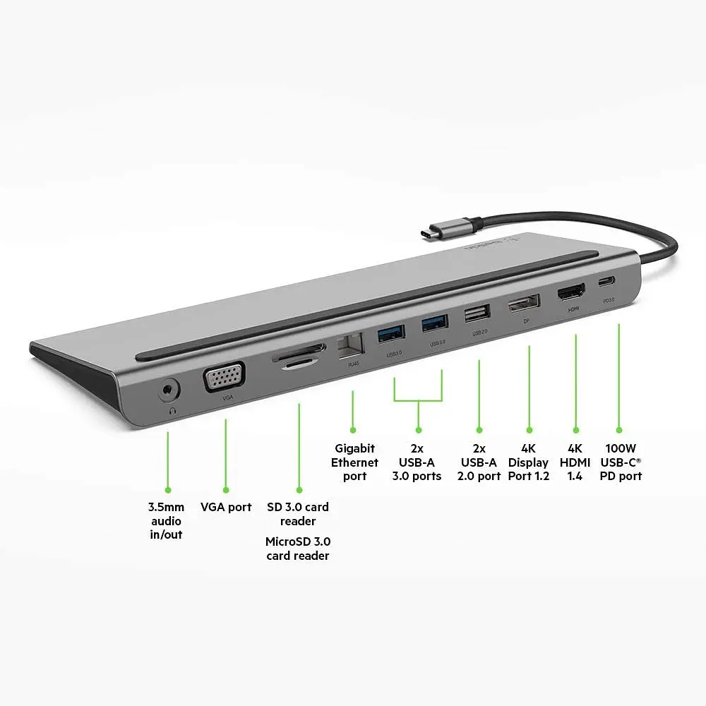 Belkin Адаптер USB-C 11in1 Multiport Dock - фото 4