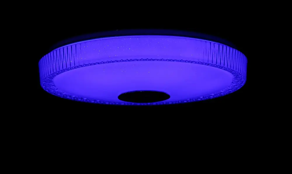Люстра стельова LED Splendid Ray LY6121/40Wx2, 80W, білий, сучасний стиль, з пультом, Bluetooth, діаметр 50 см - фото 8