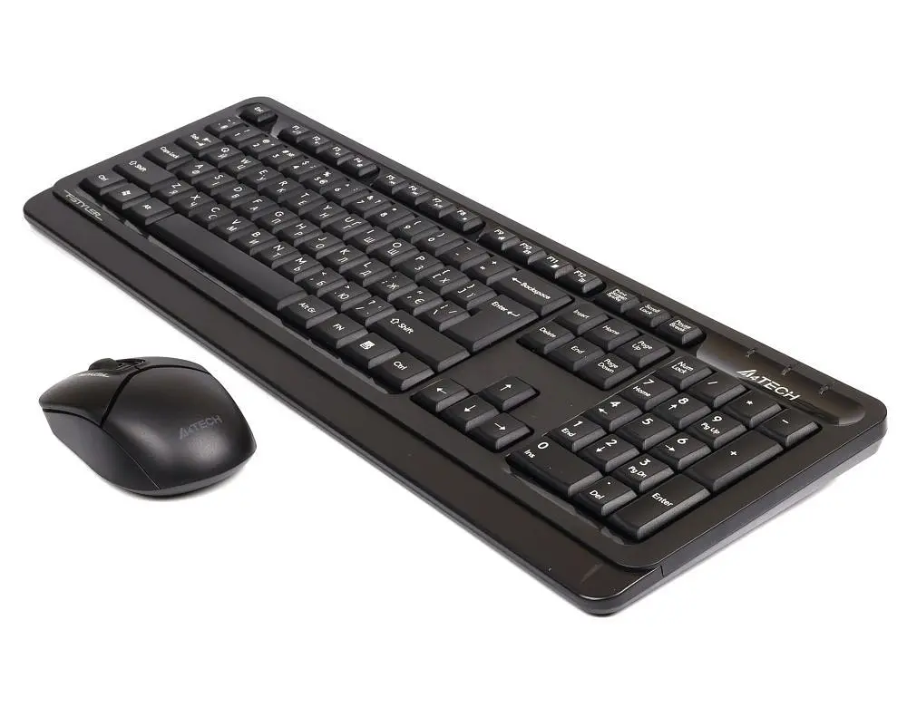 Комплект (клавіатура, миша) бездротовий A4Tech FG1012 Black (FG1012 (Black)) - фото 5
