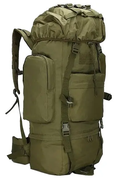 Великий рюкзак з дощовиком 65L Combat 32х20х75 см sum0024125