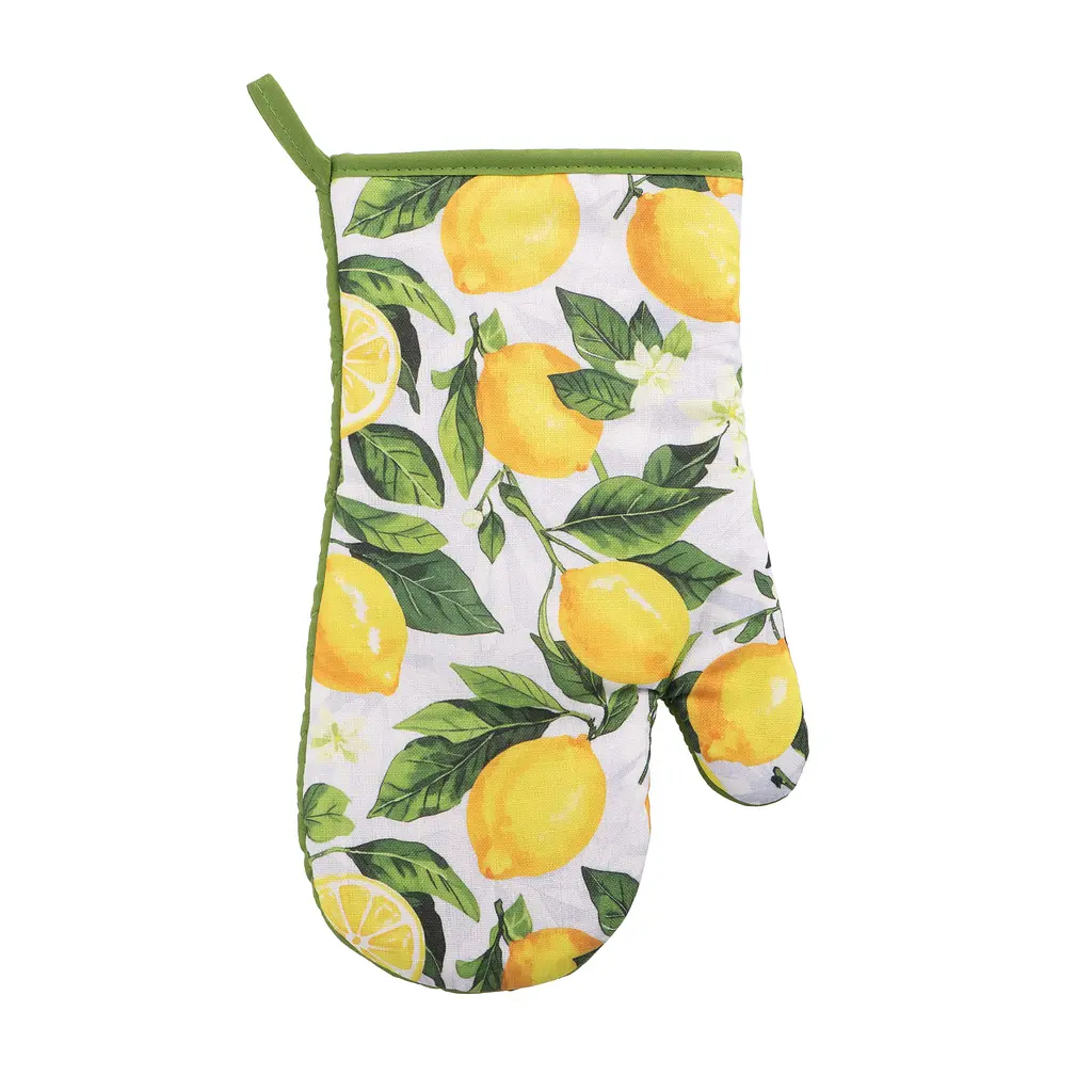 Рукавичка Ardesto Sicilian lemons 18х30см, 100% поліестер, зелений (ART05LM) - фото 3