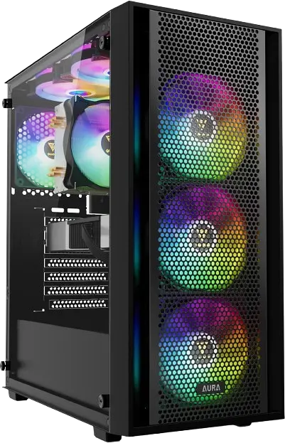 Корпус GAMDIAS AURA GC2 ELITE ARGB Black (4711514500615) - фото 4