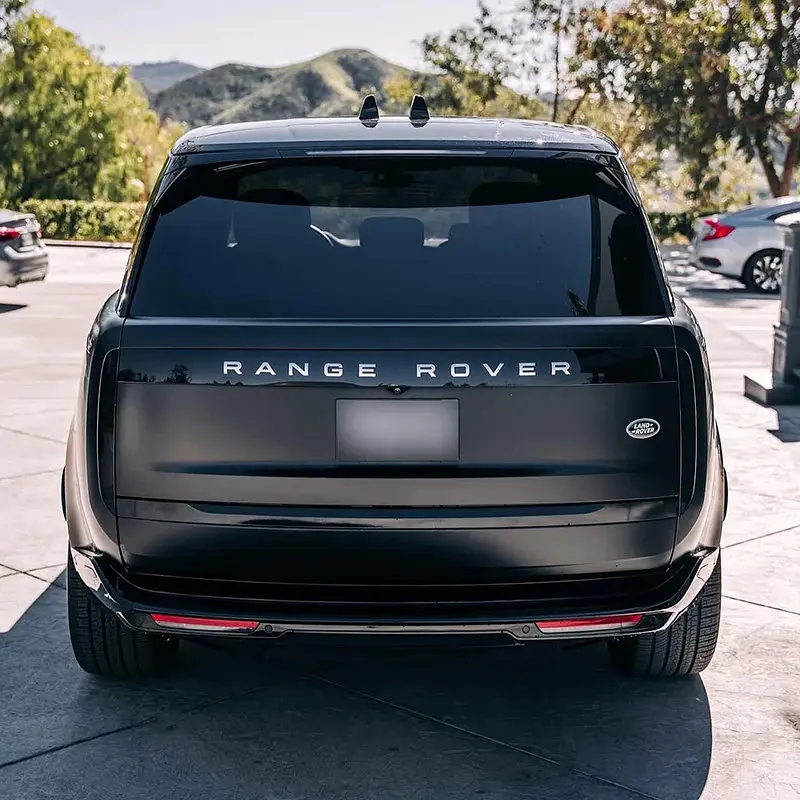 Емблема напис RANGE ROVER темно-сіра 720х31мм пластик (на скотчі) - фото 3