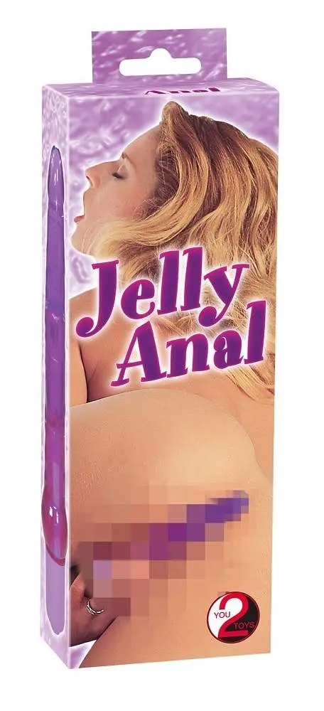 Анальный вибратор You2Toys Jelly Anal 17 см фиолетовый - фото 3