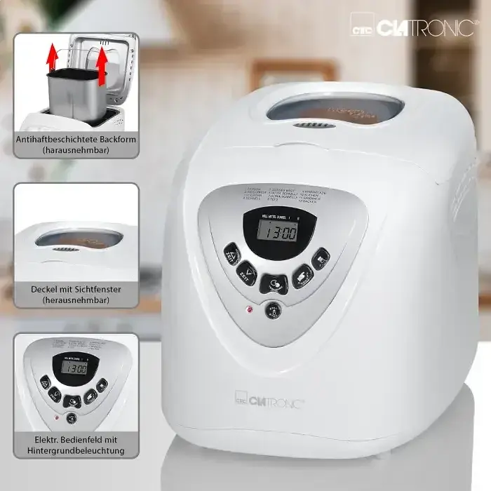Хлібопіч Clatronic BBA 3505 - фото 3