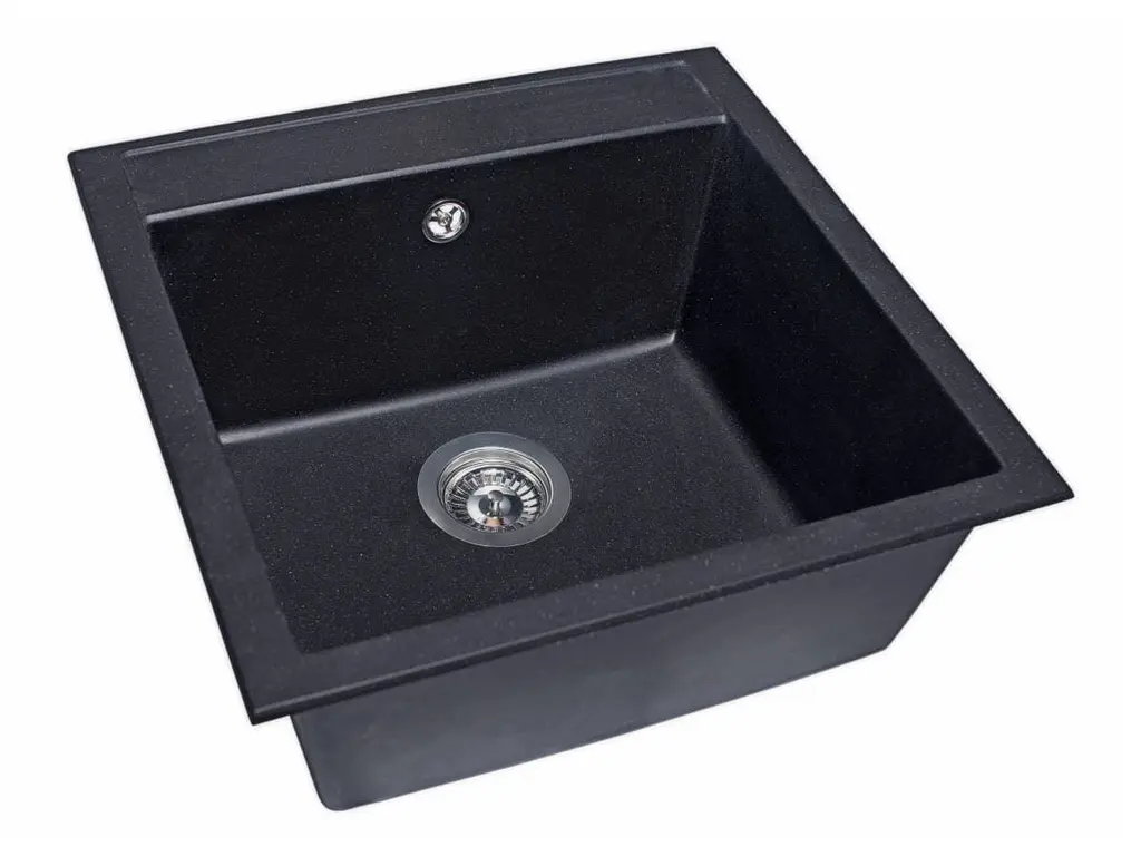 Кухонна мийка Miraggio BODRUM 510 black (0002245) Граніт, Врізна, Чорний - фото 3