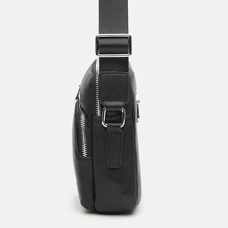 Чоловіча сумка Ricco Grande K12001-2bl-black 22х19х8 см Чорний - фото 4