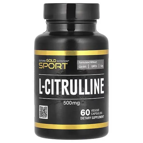 Цитрулін L-Citrulline 500 mg 60 капсул California Gold Nutrition vit0004709