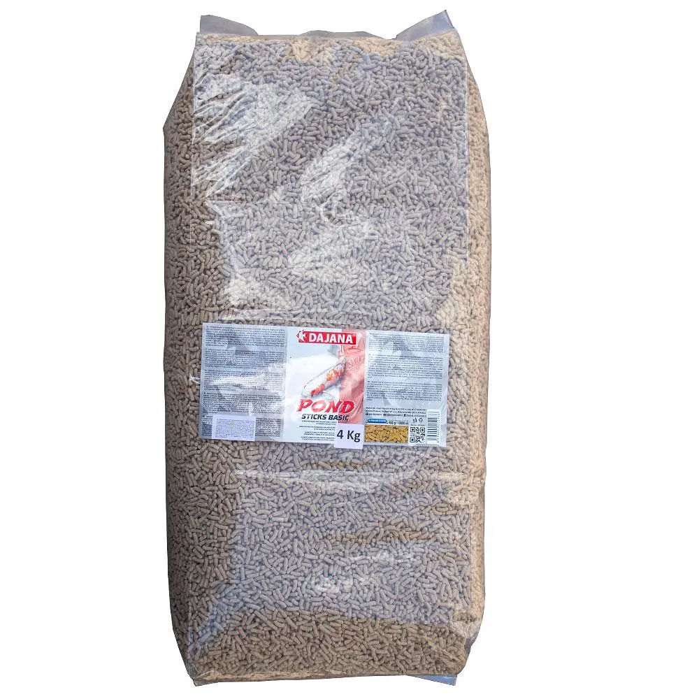 Корм для ставкових риб Dajana Pond Sticks Basic білі палички для карпів і коропів, 4 кг