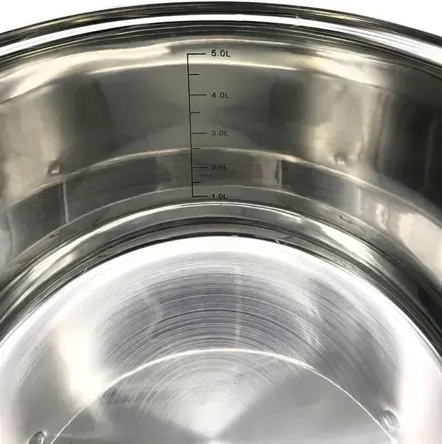 Набір каструль із нержавіючої сталі Zepline ZP-076 для всіх видів плит 18 предметів - фото 4