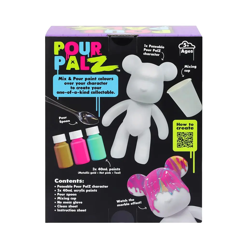 Набор для творчества ToyMonster Pour Palz Мишка Золотая мечта (GS-G08681) - фото 4