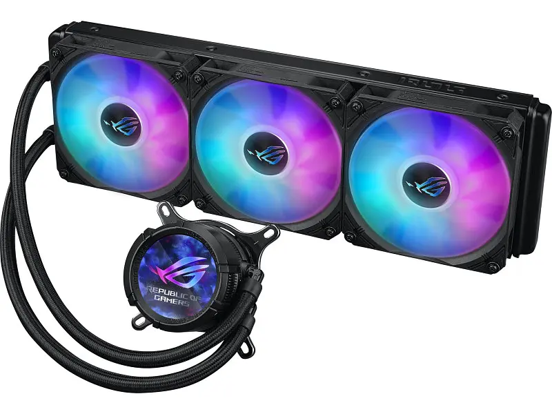 Система водяного охолодження Asus ROG Strix LC III 360 ARGB LCD Black (90RC00W1-M0UAY0) - фото 3