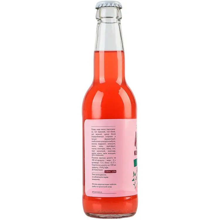 Комбуча Wild Kombucha Малина 330 мл - фото 2