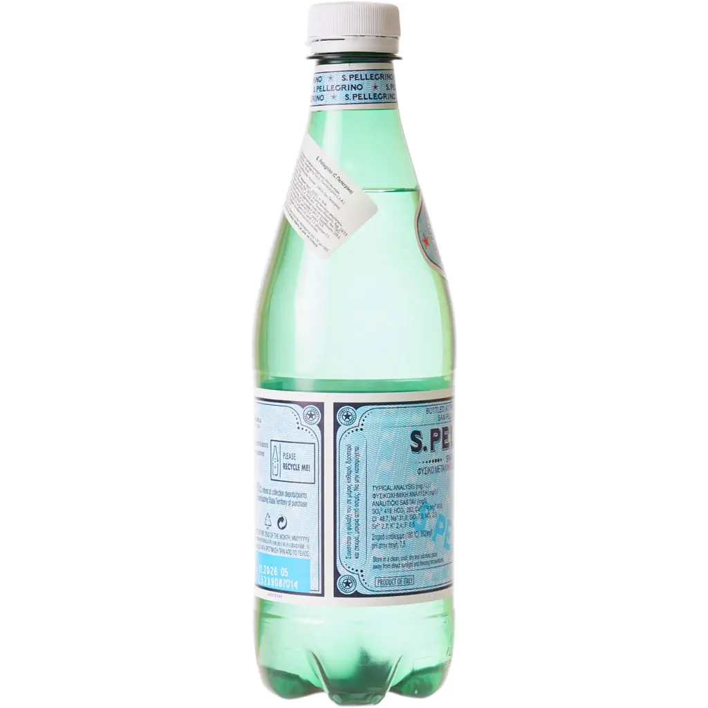 Минеральная газированная вода Sanpellegrino 0.5 л - фото 4