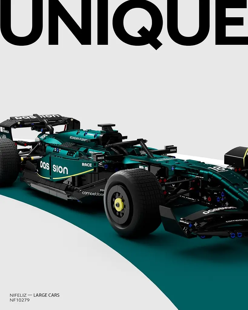 Конструктор Nifeliz Болид F1 Aston Martin (NF10279) - фото 3