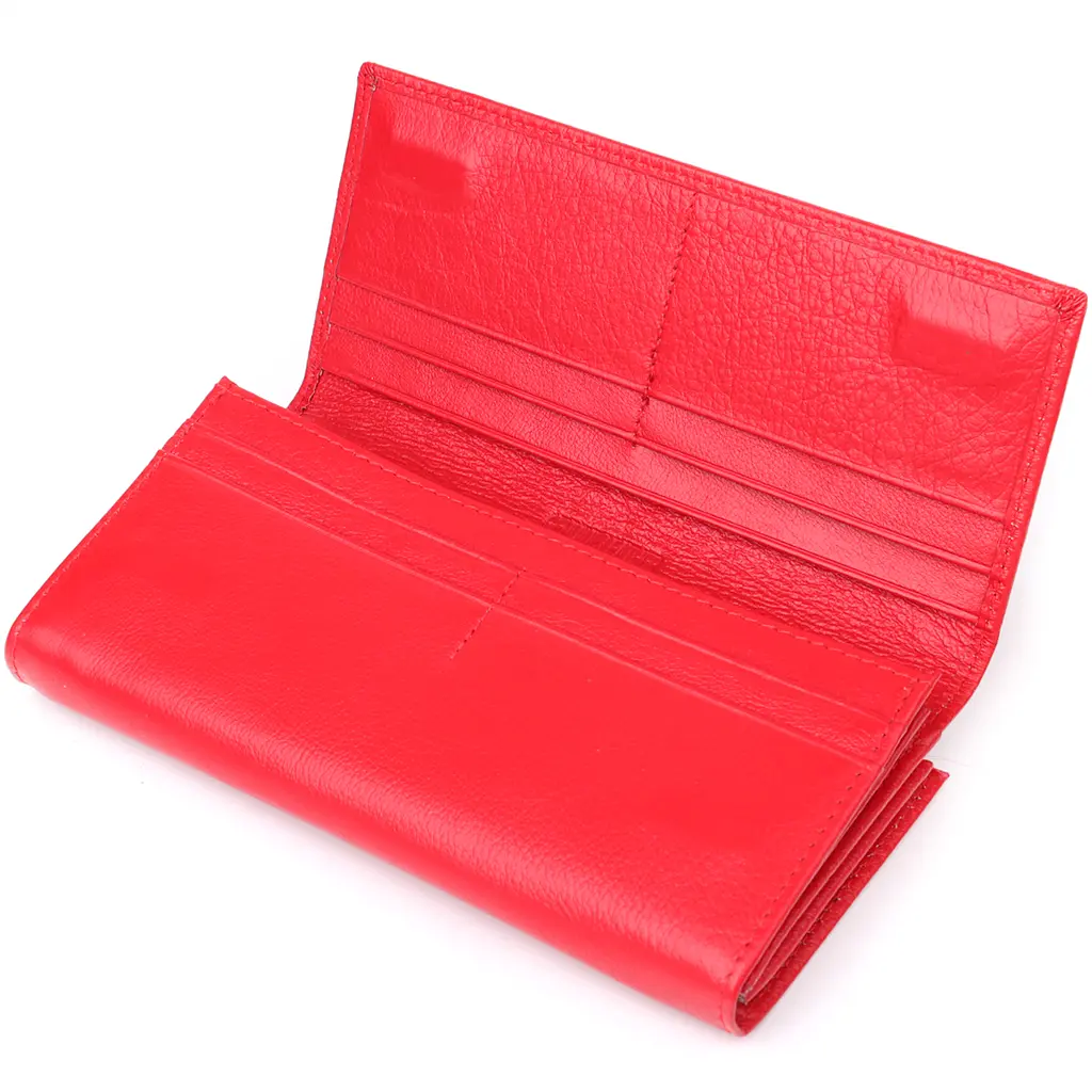 Жіночий гаманець на магнітах із натуральної шкіри ST Leather 19х9.5х3 см acs0029667 - фото 6