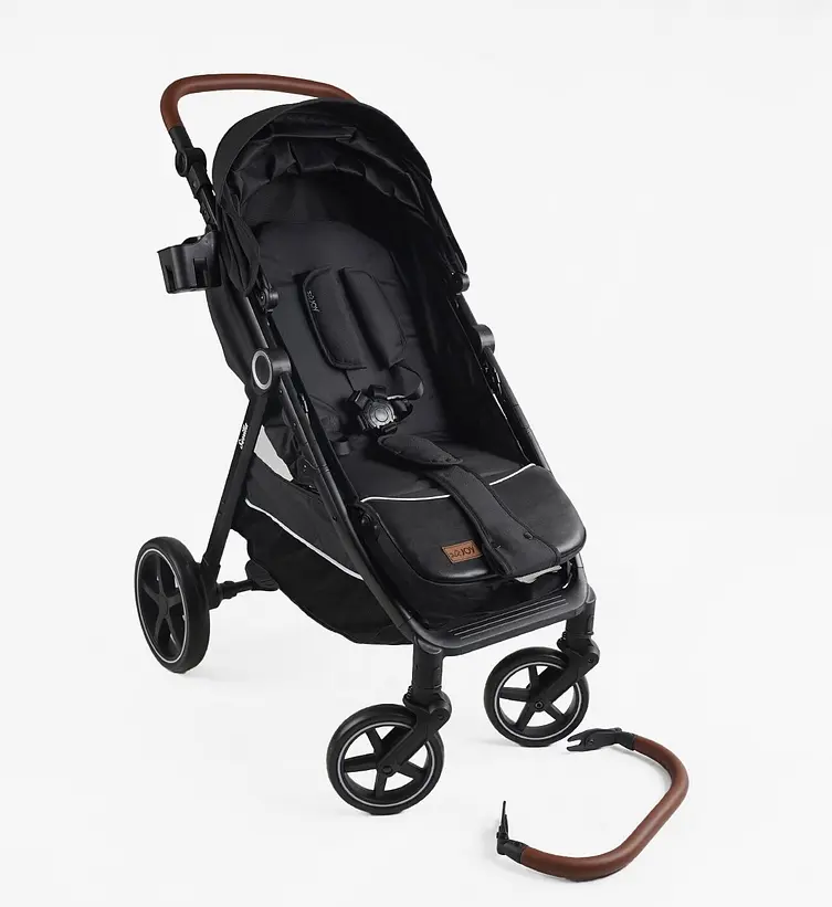 Коляска прогулочная детская JOY Sevillia S-62892 рама алюминиевая, футкавер, подстаканник, дождевик, в коробке (6800083628921) - фото 3