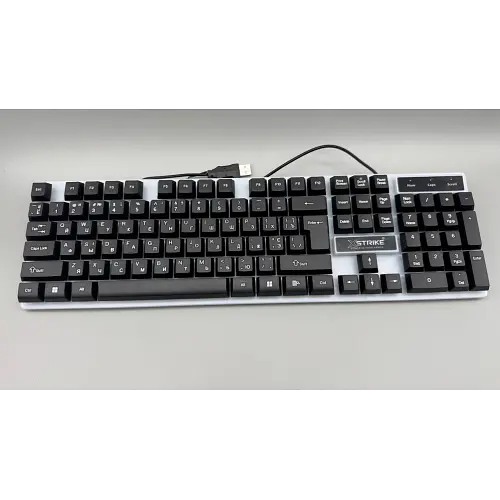 Комплект дротовий XSTRIKE X-1014, клавіатура і миша, RGB підсвічування, USB, чорний - фото 4