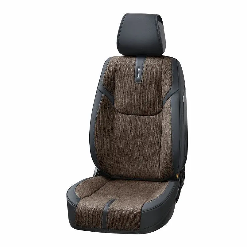 Накидки для сидінь Beltex Manhattan 3D Комплект Льон Коричневі - фото 2