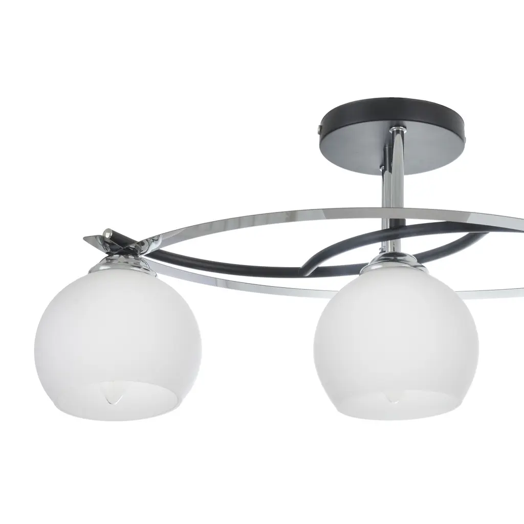 Люстра потолочная Brille в спальню E27 (LK-657C/3) - фото 4