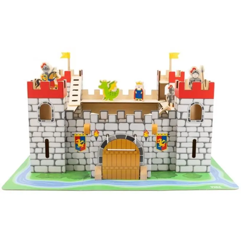 Игровой набор Viga Toys Игрушечный замок деревянный (50310) - фото 2