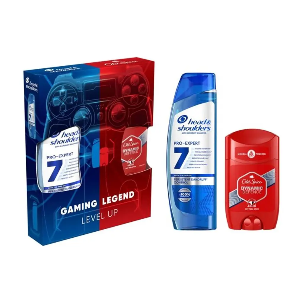 Набір косметики Head & Shoulders Шампунь проти лупи 250 мл + Дезодорант-стік Old Spice Dynamic Defense 65 мл (8700216617390) - фото 2