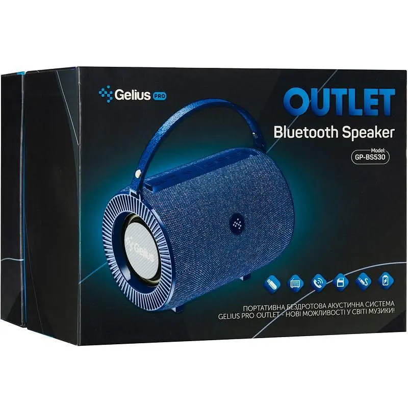 Портативная Bluetooth колонка Gelius Pro Outlet GP-BS530 Black - фото 3