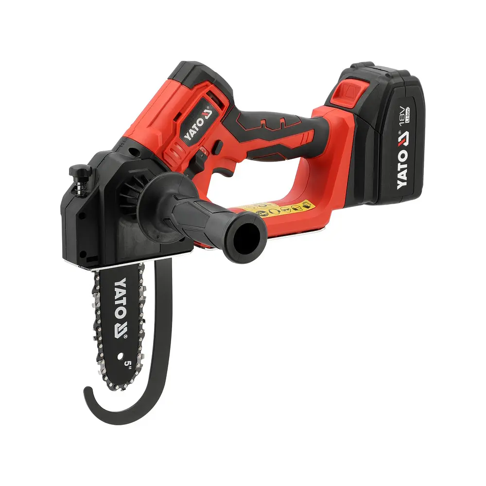 Пила цепная Yato плотницкая аккумуляторная Li-Ion 18 В 4 Ач (YT-828115) - фото 5