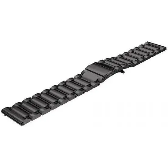 Ремінець DK CDK для Xiaomi Amazfit Bip U / U Pro 20mm Metal Fitlink Steel Watch Band (012873) (black) - фото 7