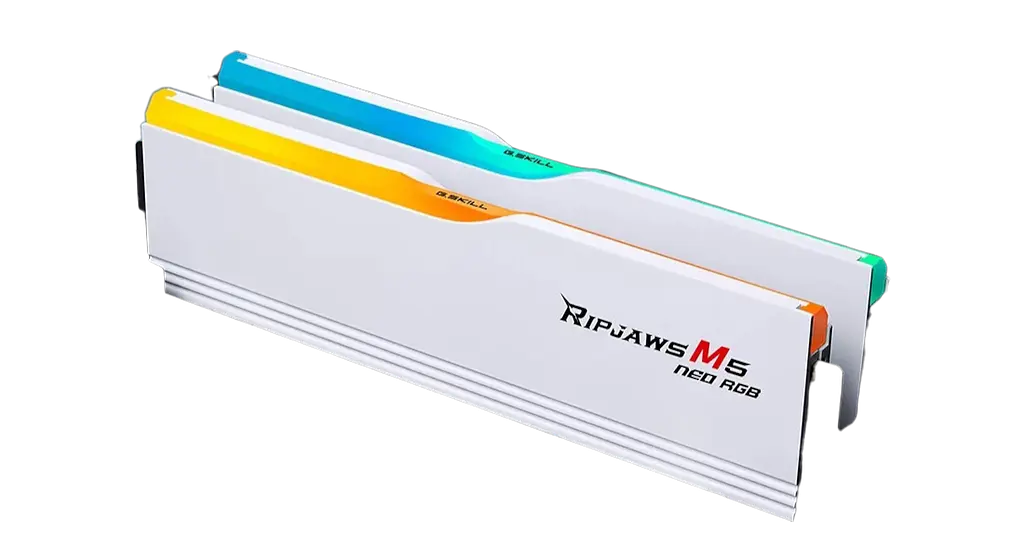 Оперативна пам'ять G.Skill 32GB (2x16GB) DDR5 6000MHz Ripjaws M5 Neo RGB White (F5-6000J3636F16GX2-RM5NRW) - фото 3