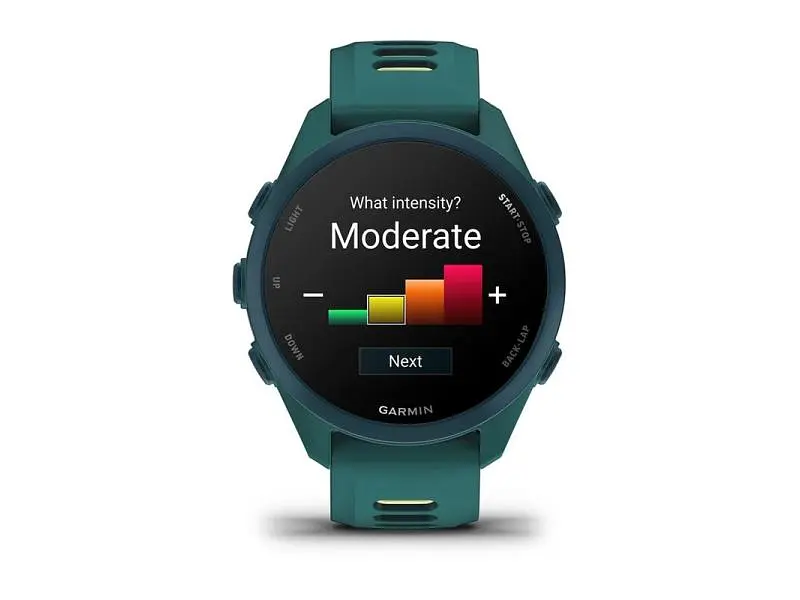 Смарт-годинник Garmin Forerunner 170 Music Teal Green with Teal Green/Citron Band (010-03920-12) - фото 2