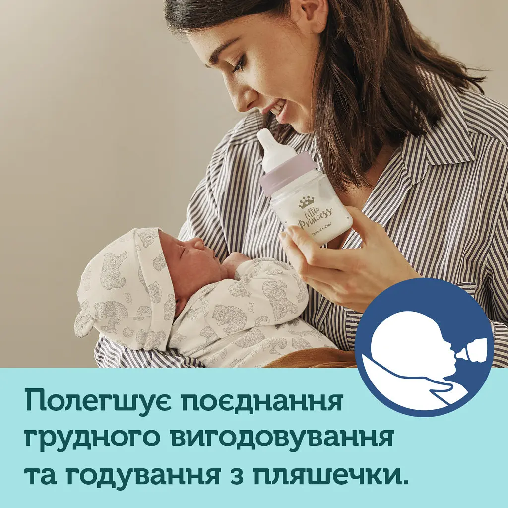 Пляшечка для годування Canpol babies Royal Baby з широким отвором 240 мл Рожева (35/234_pin) - фото 7
