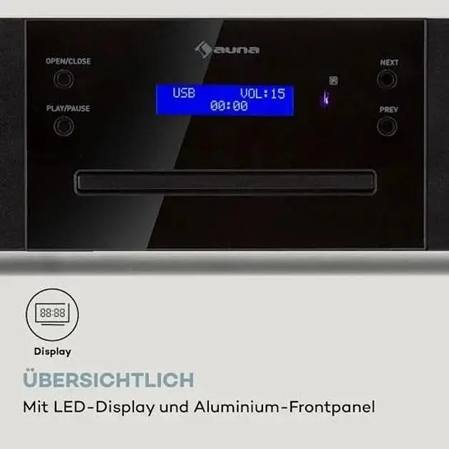 Музичний центр Auna CD-1000 DG (10038327) - фото 2