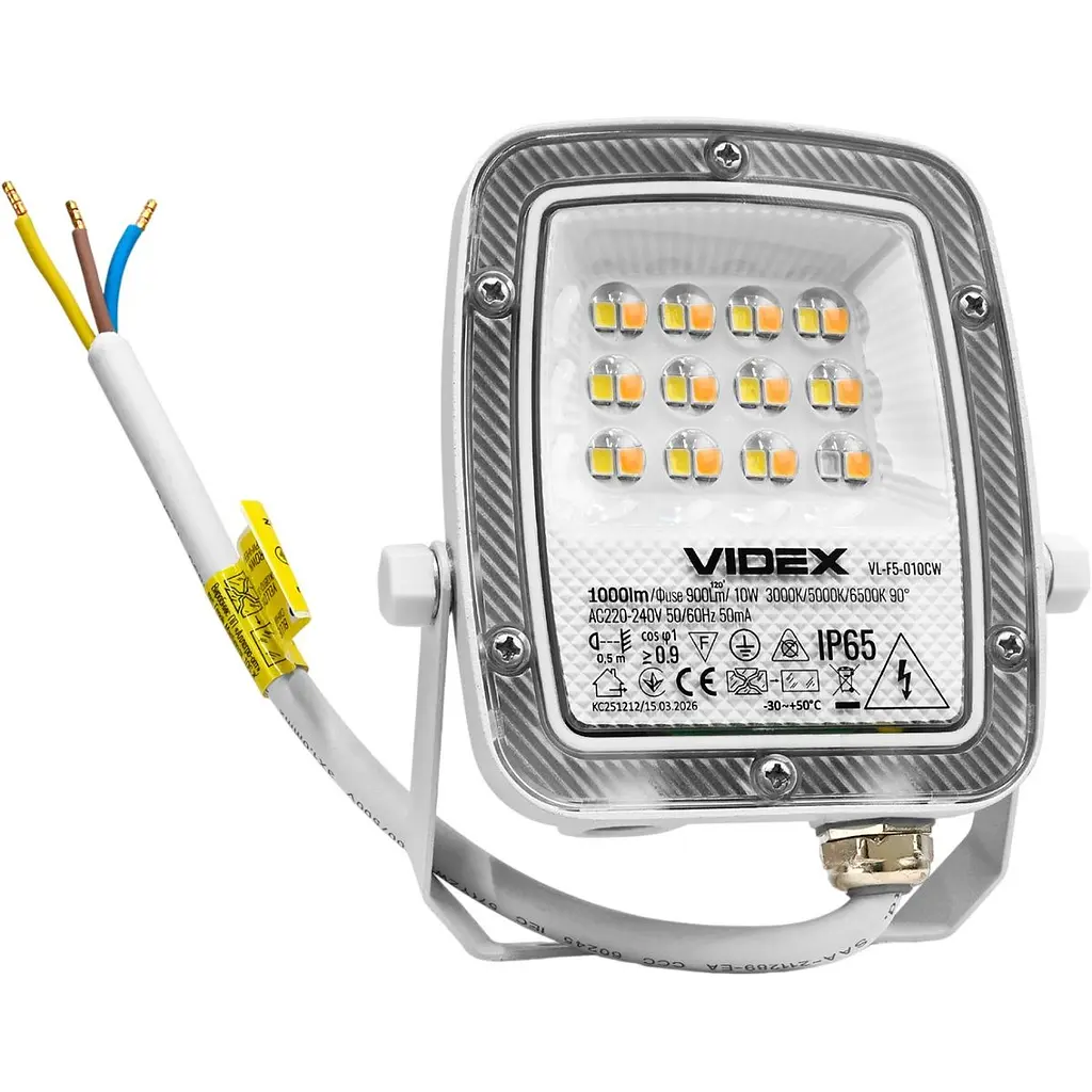 Світлодіодний прожектор Videx F5 10W White (VL-F5-010CW) [174692] - фото 7