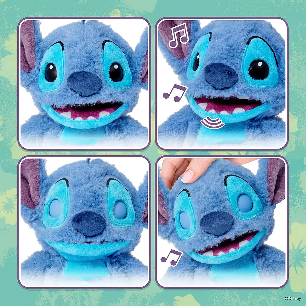 Інтерактивна м'яка іграшка PUPPETRONIC BY REAL FX Palm серії "Disney" - СТІЧ REAL FX DIS-1037 - фото 4