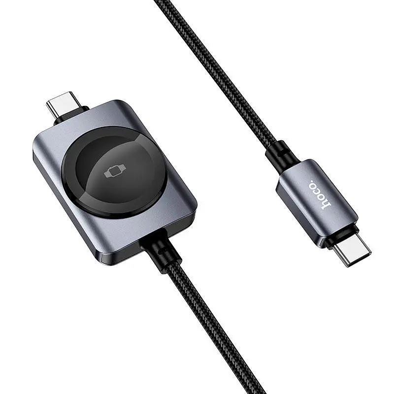 Заряджання Qi HOCO PD100W+iWatch 2-in-1 charging cable CW66