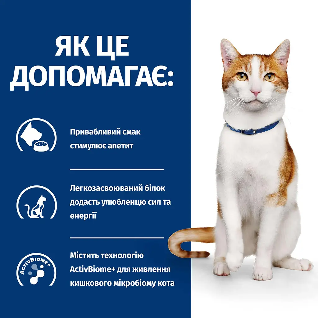 Сухий корм Hill's Prescription Diet ON-Care для котів, для підтримки у період реабілітації, при виснаженні, вт - фото 5