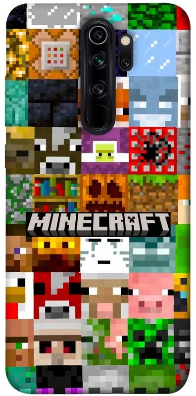 Чохол Demsky Minecraft collage для Xiaomi Redmi Note 8 Pro