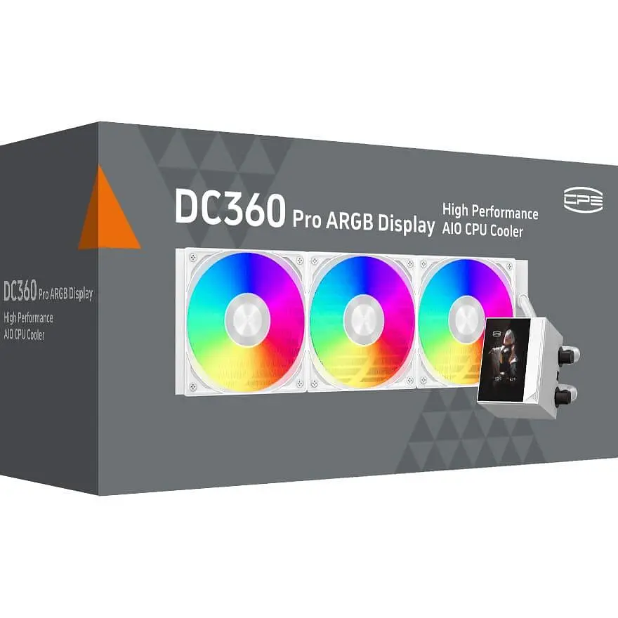 СВО PcCooler PсCOOLER DC360 PRO ARGB Display White (DC360Pro-WHAWXY-GL) - фото 4