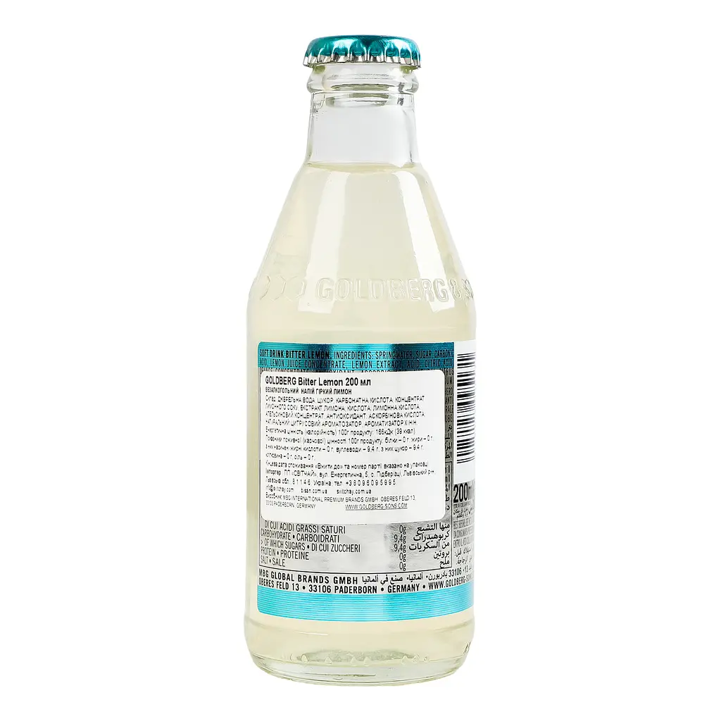 Тонік Goldberg Bitter Lemon 200 мл  - фото 3