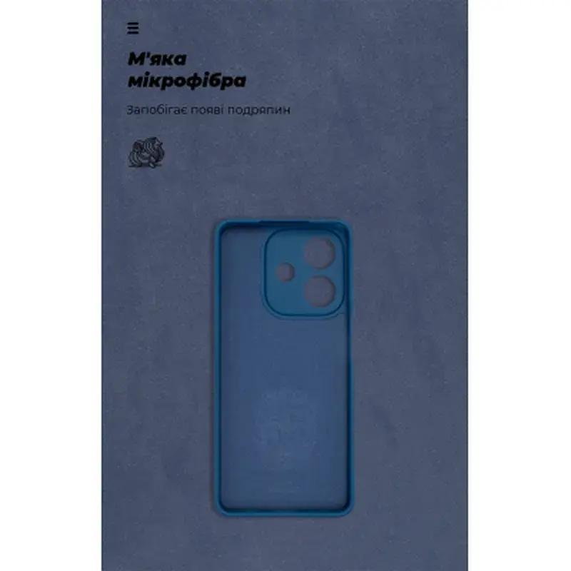 Чохол до мобільного телефона Armorstandart ICON OPPO A3 4G / A3x 4G / A40m 4G Camera cover Dark Blue (ARM89238) - фото 4