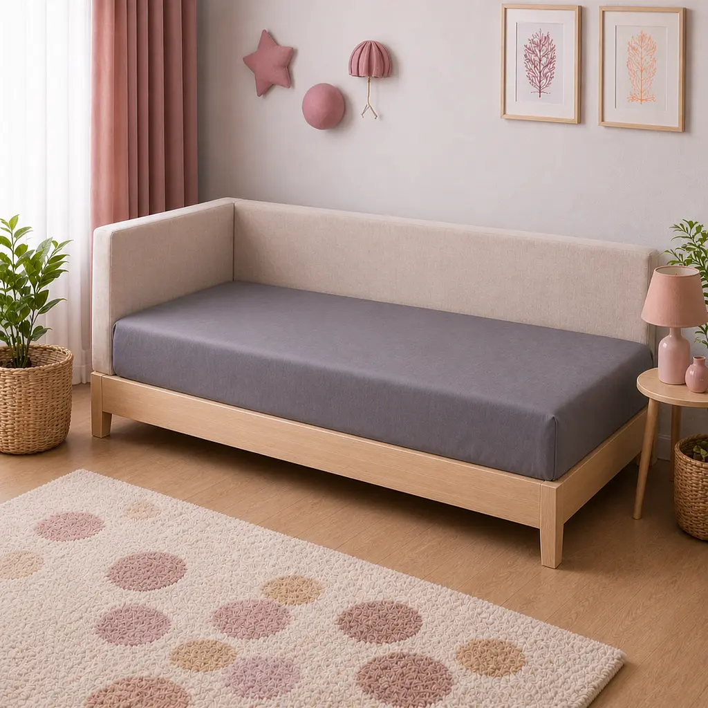 Дитяча постільна білизна MIRSON JUNIOR фланель Ash grey/Pink 200х220см (2200012803202) - фото 9