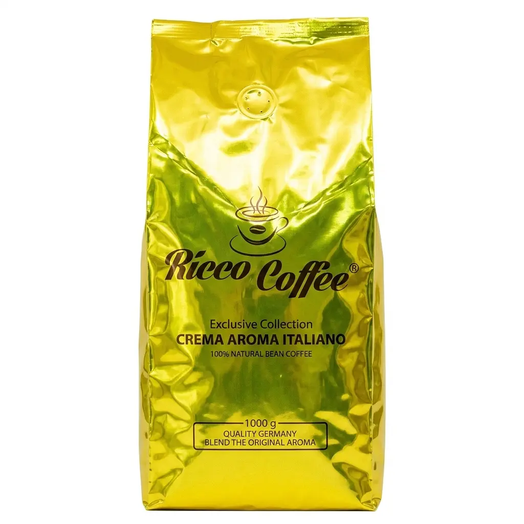 Кава в зернах Ricco Crema Aroma Italiana 1 кг (80/20)